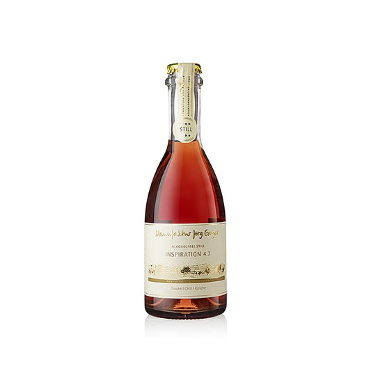 Jörg Geiger Inspiration 4.7 - Druif Chili Kers, stil, alcoholvrij, 375 ml