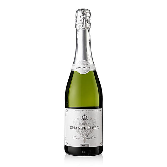 La Colombette Baron de Chanteclerc mousserende wijn WIT droog alcoholvrij Languedoc 0,75 l, 750 ml
