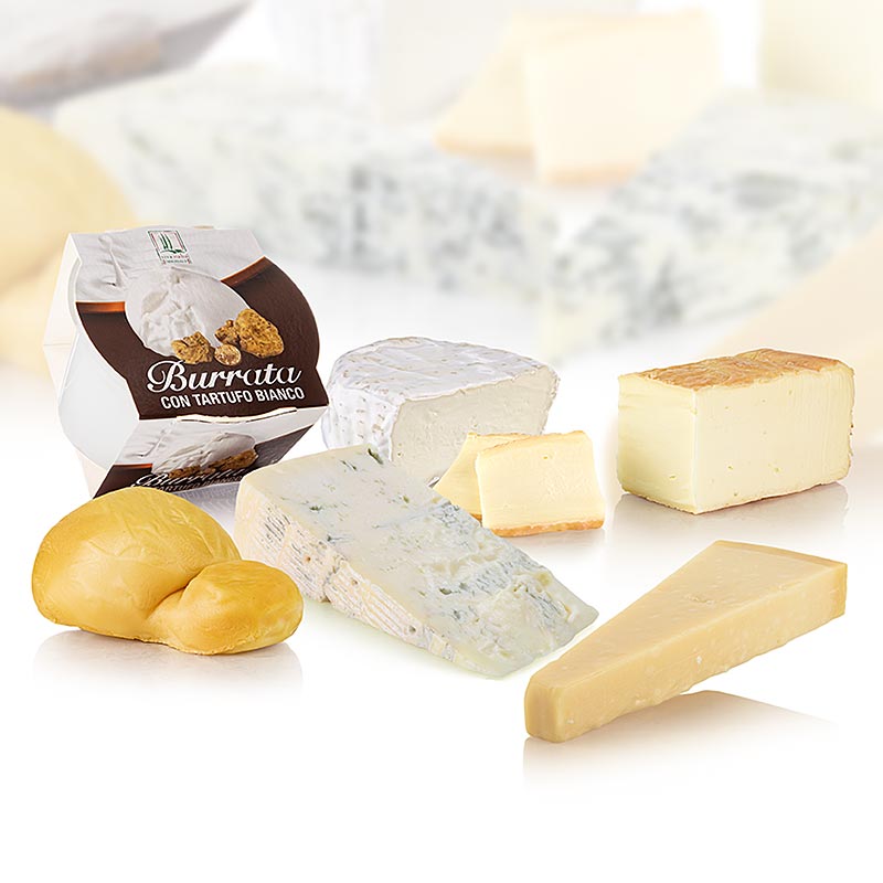 Kaasset Italië, 6 soorten, 955 g, 6-delig