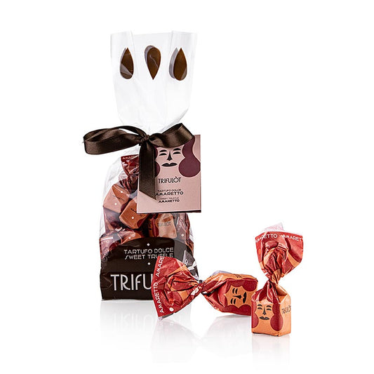 Tartuflanghe Mini-truffelpralines "trifulòt", Amaretto (rood), ca. 7 g 180 g
