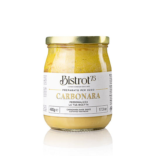 Tartuflanghe  - Bistro 75 - Carbonara-eiersausbasis, zonder spek, 490 g