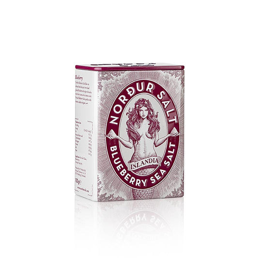 NORDUR IJslandse zoutvlokken, met bosbessen, 100 g