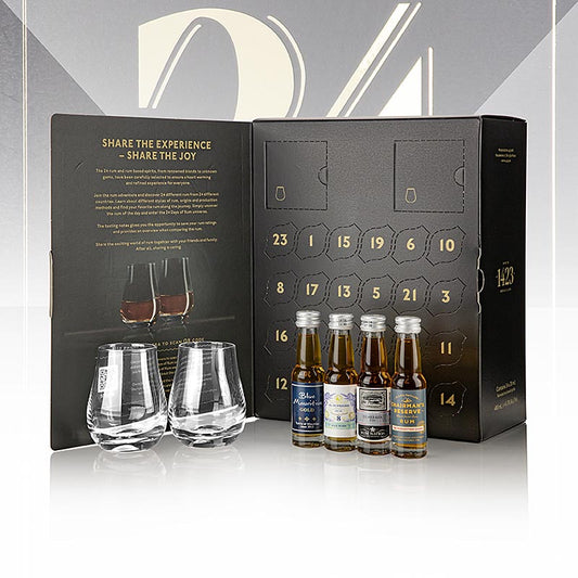Adventskalender 24 Days of Rum - Editie Zwart (Black), 480 ml