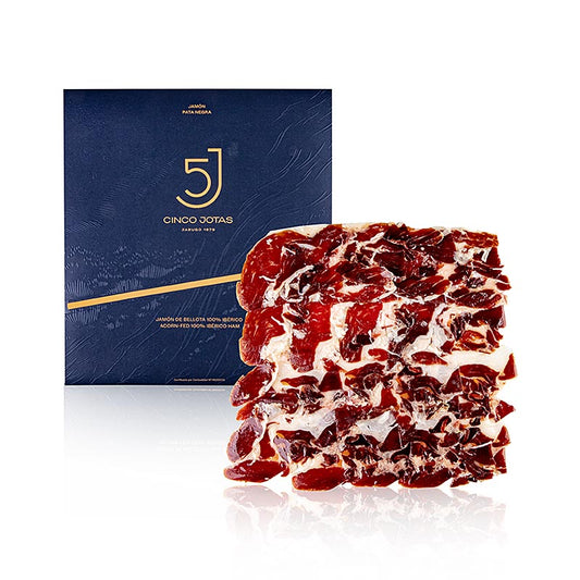 Cinco Jotas - 100% eikelgevoerde Iberische ham, met de hand gesneden, 70 g