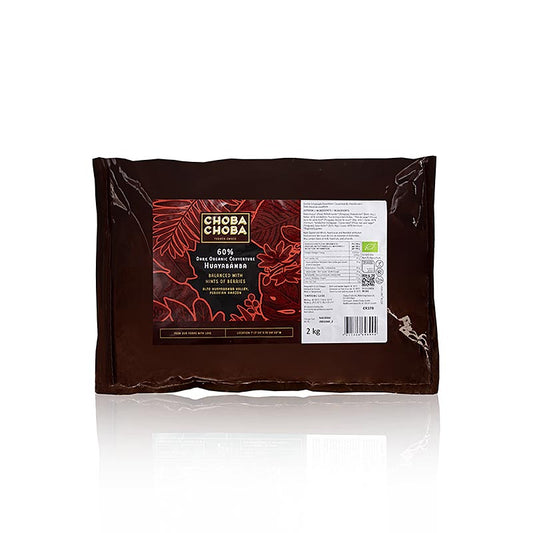 Huayabamba, 60% bittere couverture, callets, Choba Choba, BIO, 2 kg