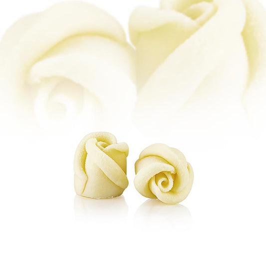 Rose mini, wit, van chocolade, Dobla (77789), 266 g, 45 st