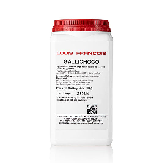 Gallichoco, cacaosubstituut van gerstemout & johannesbrood, Louis Francois (10317), 1 kg