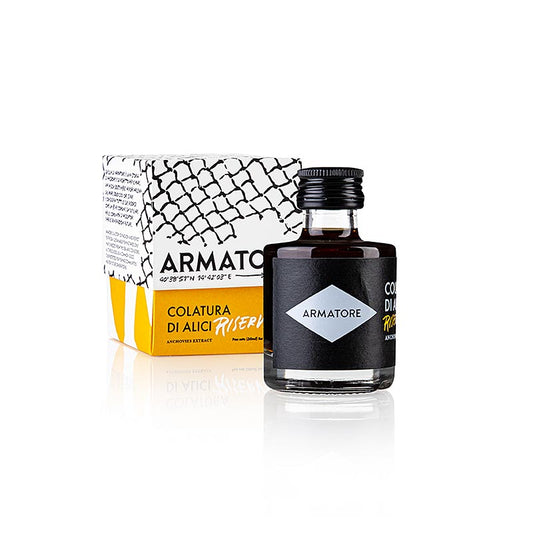 Colatura di Alici di Cetara, ansjovissaus, Armatore, 50 ml