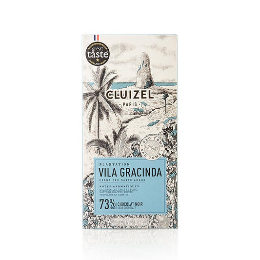 Plantagechocoladereep Vila Gracinda 73% bitter, Michel Cluizel, BIO, 70 g