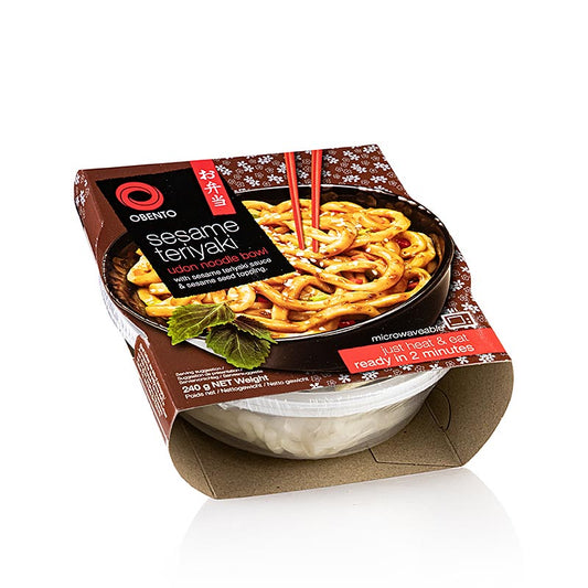 Obento Udon Bowl "Sesam Teriyaki", geschikt voor de magnetron, 240 g