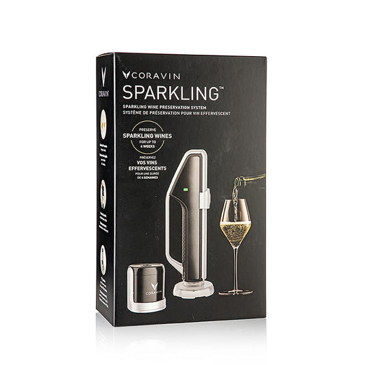Coravin Model Sparkling Wine (mousserende wijn), bewaarsysteem plus accessoires, 6-delig.