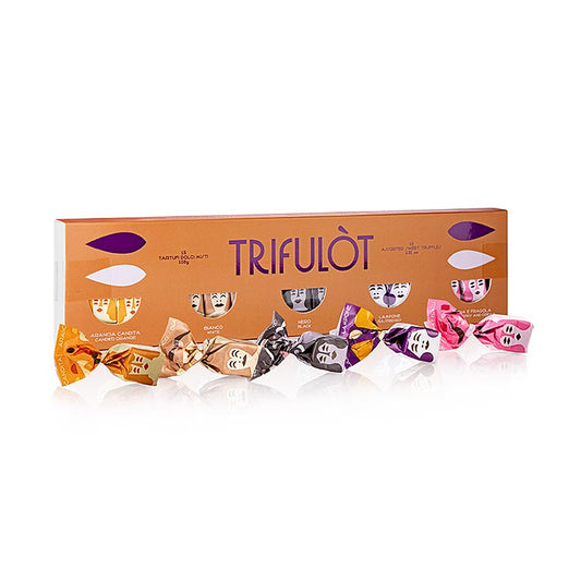 Tartuflanghe Mini-truffelbonbons "trifulòt", 5 soorten, 108 g