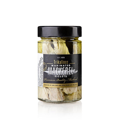 Makreelfilets in olijfolie en zonnebloemolie, Griekenland, Trikalinos, 200 g