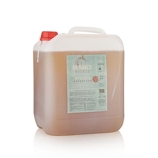 Dr. HÖHL´S BioEss natuurlijk troebel, appelazijn, veganistisch, 5% zuur, BIO, 10 l