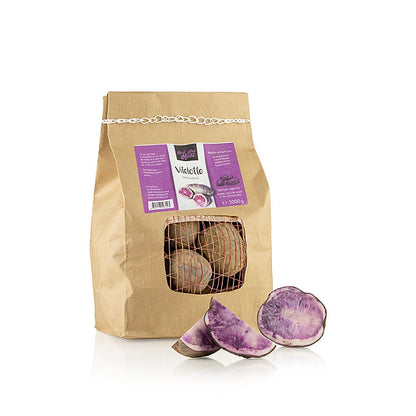 Kartoffelkult - Aardappel "Vitelotte", vers, 1 kg