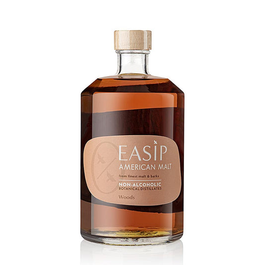 EASIP WOODS Non Alkoholic Botanical Distillates malt & barks, alcoholvrij, 700 ml