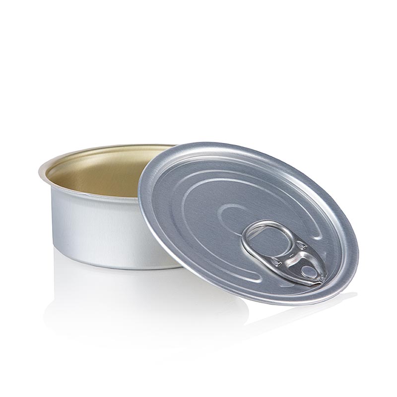 Ronde blik incl. deksel (aluminium blik), leeg, 100 ml, 100% Chef, 10 st