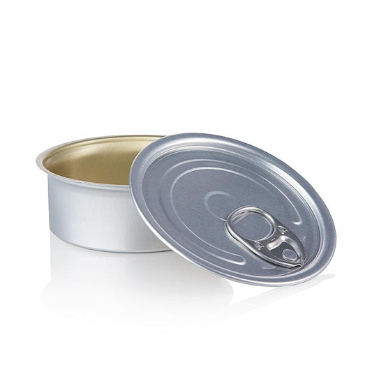 Ronde blik incl. deksel (aluminium blik), leeg, 100 ml, 100% Chef, 10 st