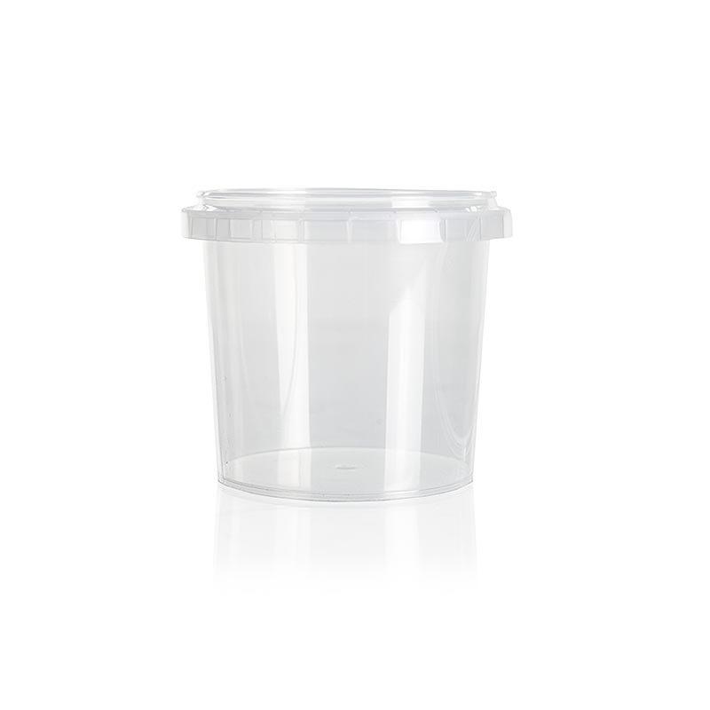 Kunststof bakje "Circlecup", rond, ZONDER deksel, ø 95x85 mm, 370 ml, 1 stuk