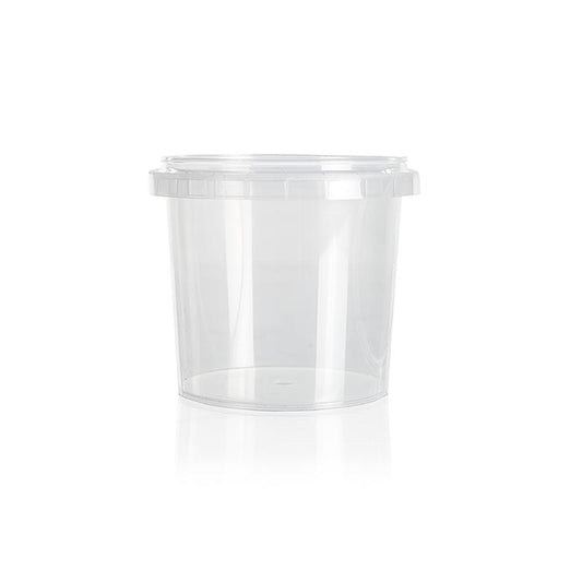 Kunststof bakje "Circlecup", rond, ZONDER deksel, ø 95x85 mm, 370 ml, 1 stuk