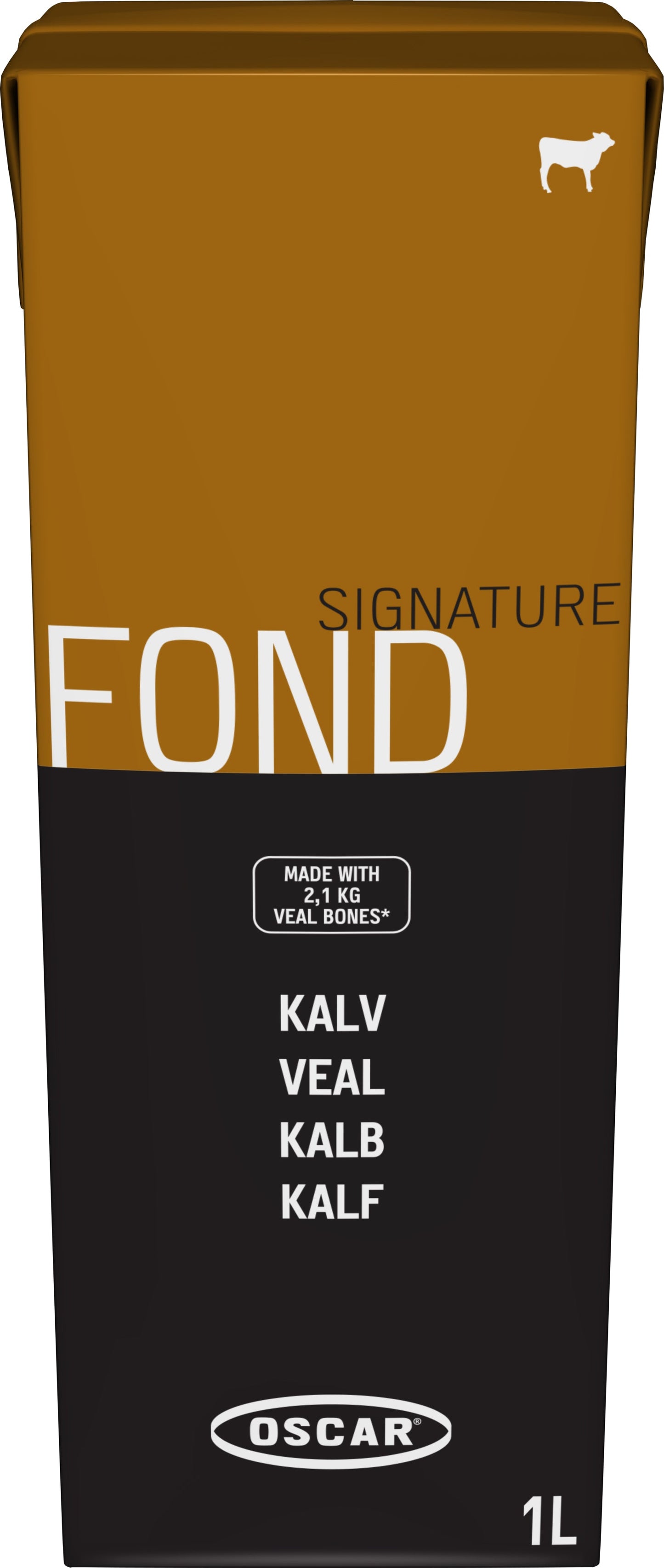 Oscar Signature kalfsfond, vloeibaar, klaar voor gebruik, 1 l