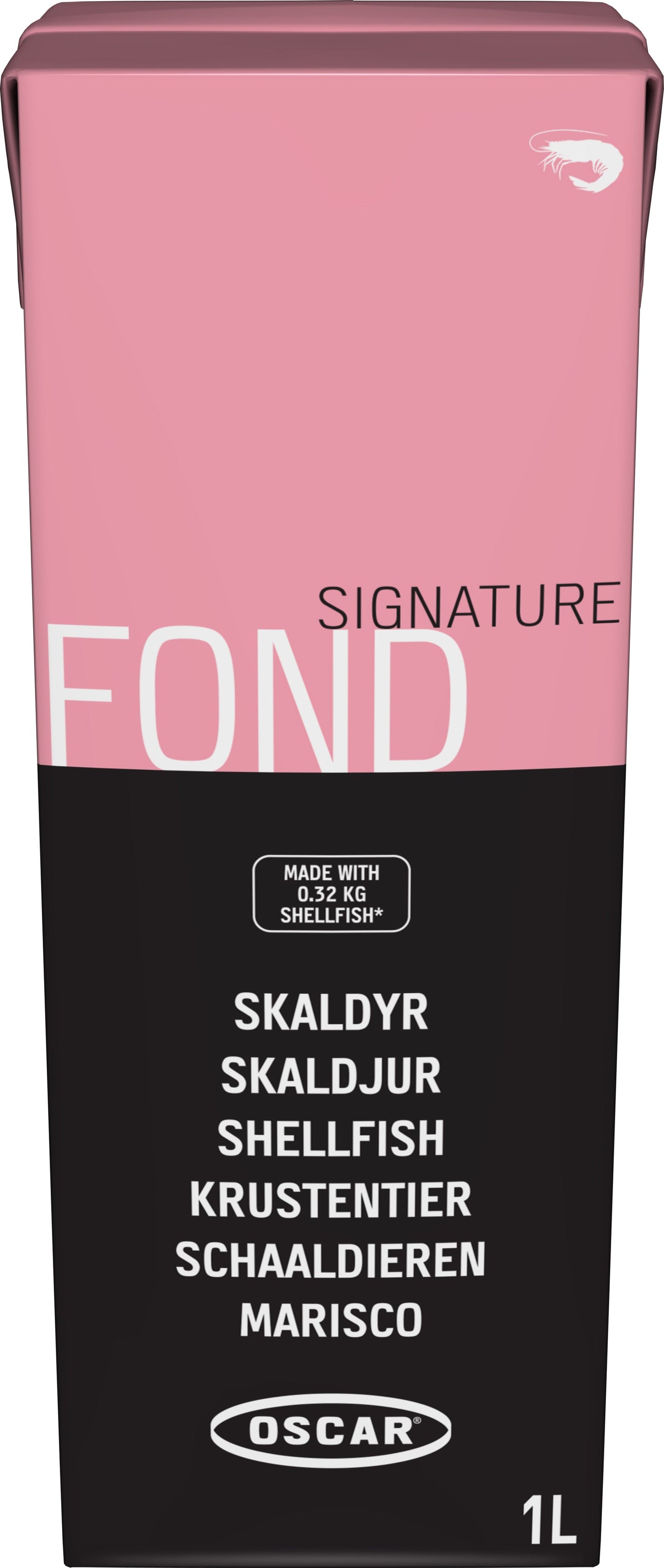 Oscar Signature schaaldierfond, vloeibaar, klaar voor gebruik, 1 l
