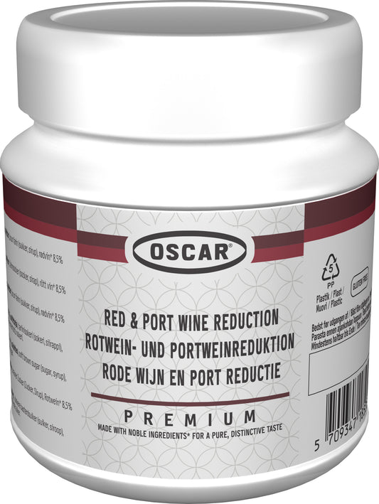 Oscar Concentraat rode wijn & portwijnreductie, glutenvrij, 580 g
