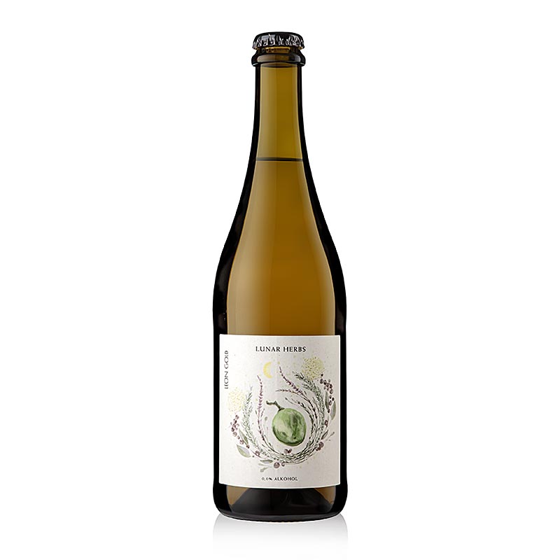 Leon Gold "Lunar Herbs" druiven Secco alcoholvrij, BIO, 750 ml