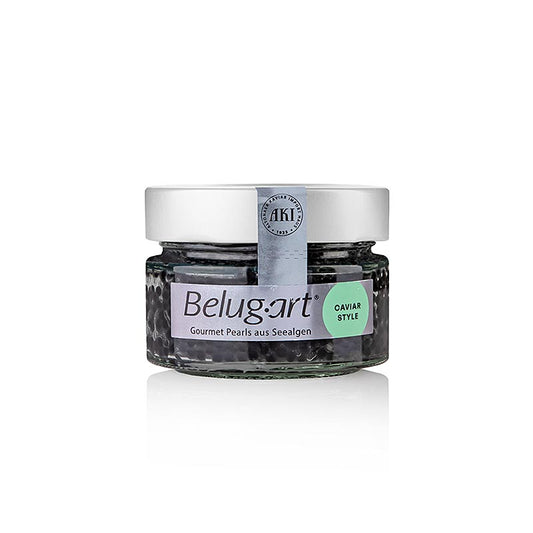 Cavi-art® Belug-art, vergelijkbaar met steurkaviaar, zeewierkaviaar, veganistisch, 100 g