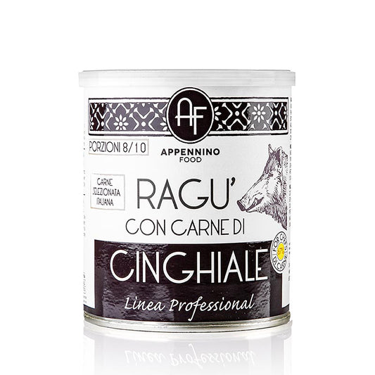 Ragù van wild zwijn, Appennino (Chinghiale), 800 g