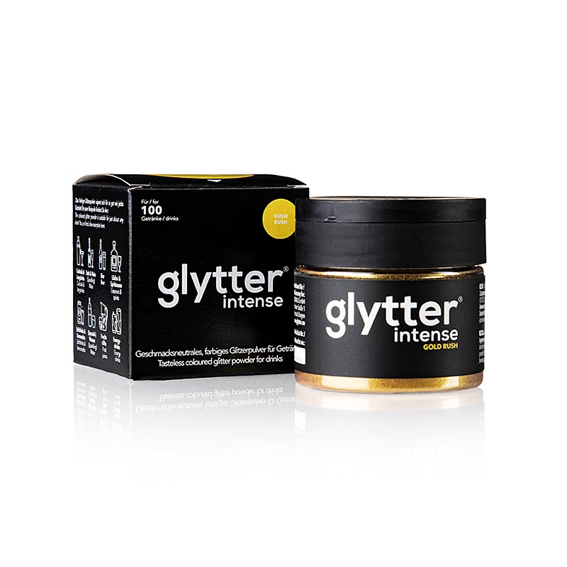 glytter "intense Gold Rush", voedselglitterpoeder, 10 g