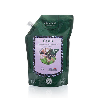 Adamance zwarte bes (cassis), ongezoet, gepasteuriseerd, 1 kg