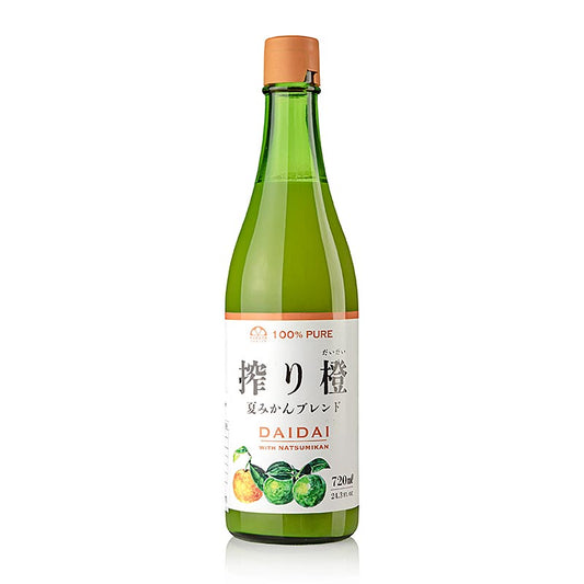 Daidai-sap & Natsumikan (bittere sinaasappel), 100% citrussap, Japan, 720 ml