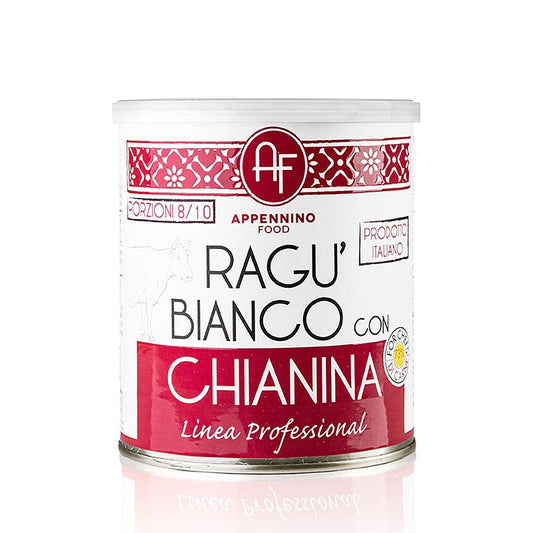 Ragù van witte koeien "Chianina", Appennino Food, 800 g