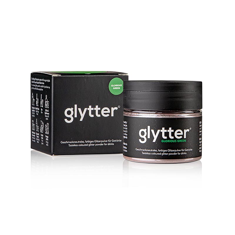glytter "Glorious Green", glitterpoeder voor levensmiddelen, (groen), 10 g