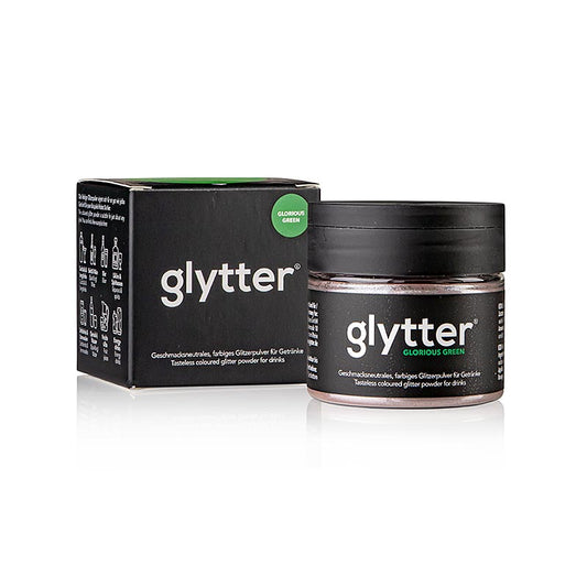 glytter "Glorious Green", glitterpoeder voor levensmiddelen, (groen), 10 g