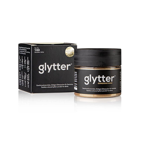 glytter "Gorgeous Gold", glitterspoeder voor levensmiddelen, 10 g