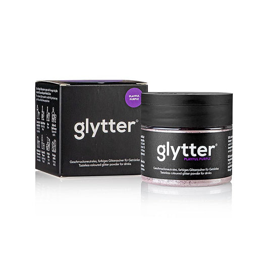glytter "Playful Purple", voedselglitterpoeder, (paars/violet), 10 g