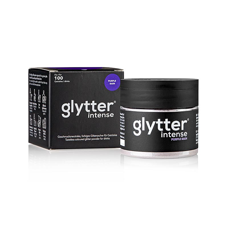glytter "intense Purple Rain", glitterpoeder voor levensmiddelen, (paars/violet), 10 g