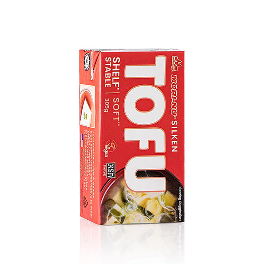 Zijdezachte tofu, zacht, rood, Mori-Nu / Morinaga, 305 g