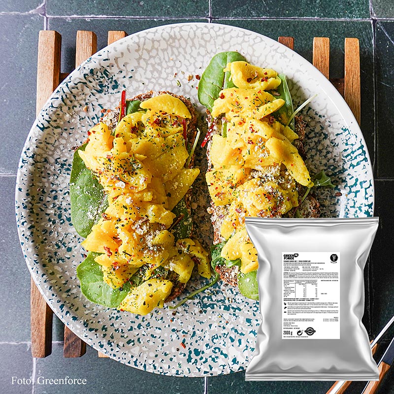 Greenforce Mix voor veganistisch ei, van kikkererwten, halal, 1 kg