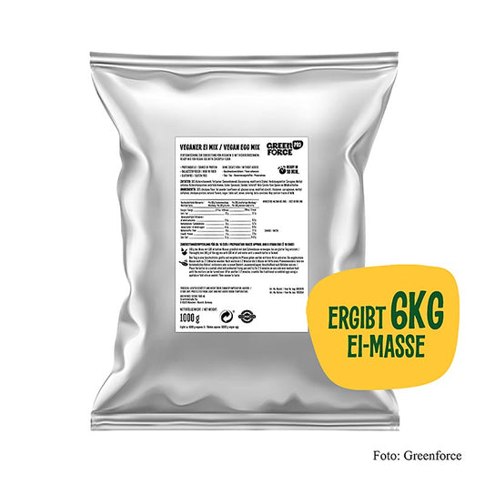 Greenforce Mix voor veganistisch ei, van kikkererwten, halal, 1 kg