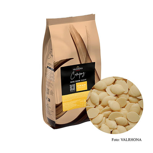 Valrhona Compoz chocolade - suiker-cacaoboterbasis, callets, 3 kg