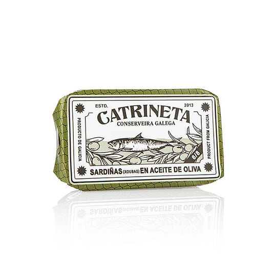 Sardines, XOUBAS, heel, in olijfolie, Catrineta, 81 g