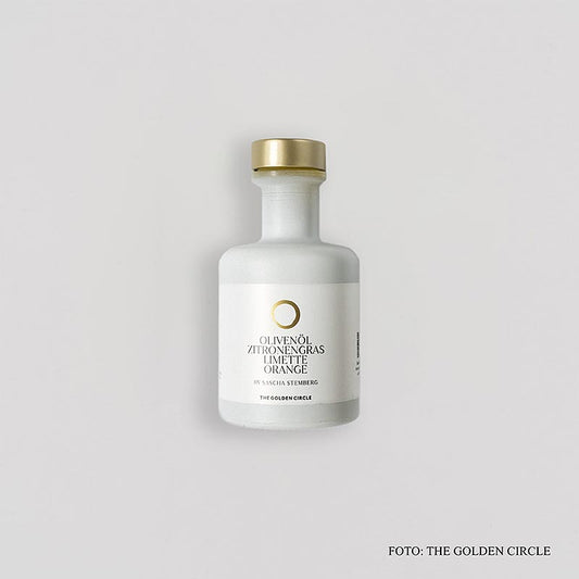Olijfolie Citroengras Limoen Sinaasappel van Sascha Stemberg, 200 ml, THE GOLDEN CIRCLE, 200 ml