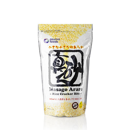 Masago Arare rijstballetjes, neutrale knapperige rijstballetjes, Azuma Foods, 300 g