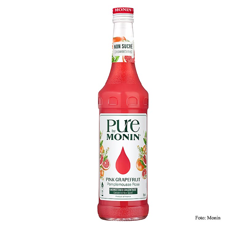 Monin PURE Pink Grapefruit ongezoet 1:25 concentraat, 700 ml