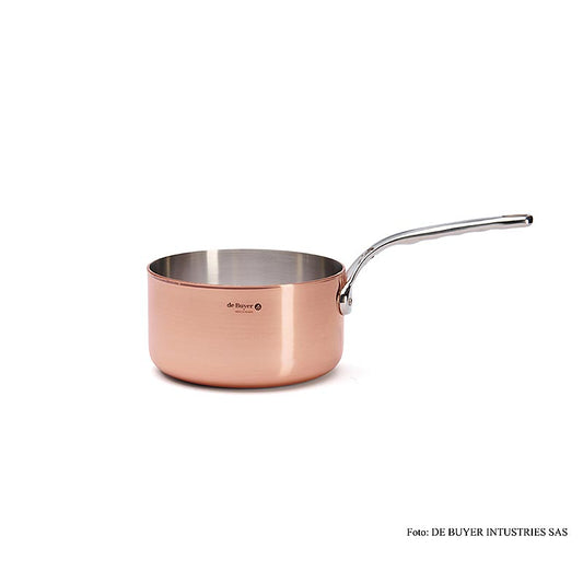 Inocuivre steelpan, koper, recht, ø 18 cm, de Buyer (6406.18), 1 stuk