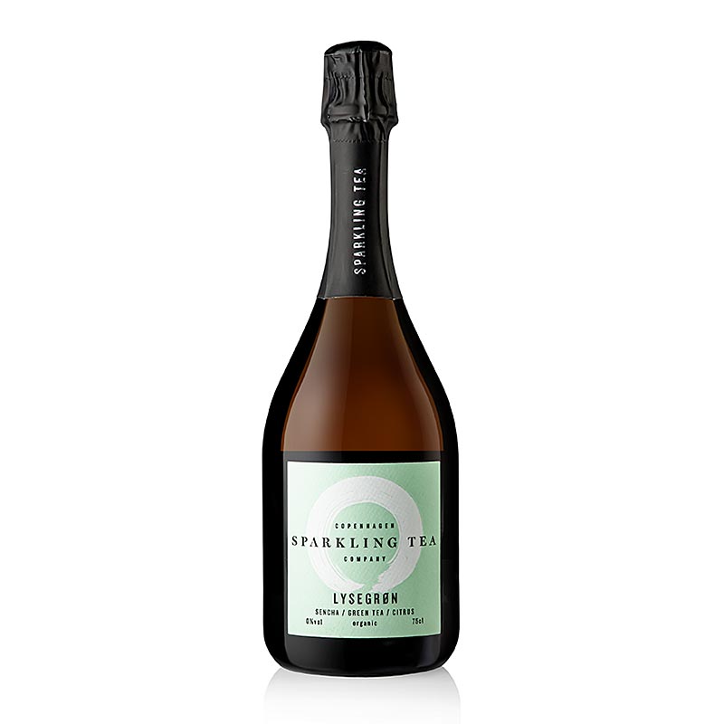 Copenhagen Sparkling Tea LYSEGRON Sencha, groene thee & citrus, biologisch, 750 ml