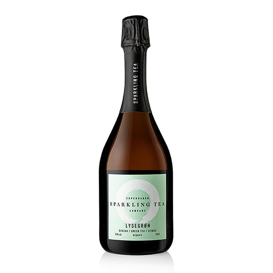 Copenhagen Sparkling Tea LYSEGRON Sencha, groene thee & citrus, biologisch, 750 ml
